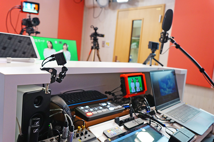 静岡唯一のYouTubeスタジオが利用できます。