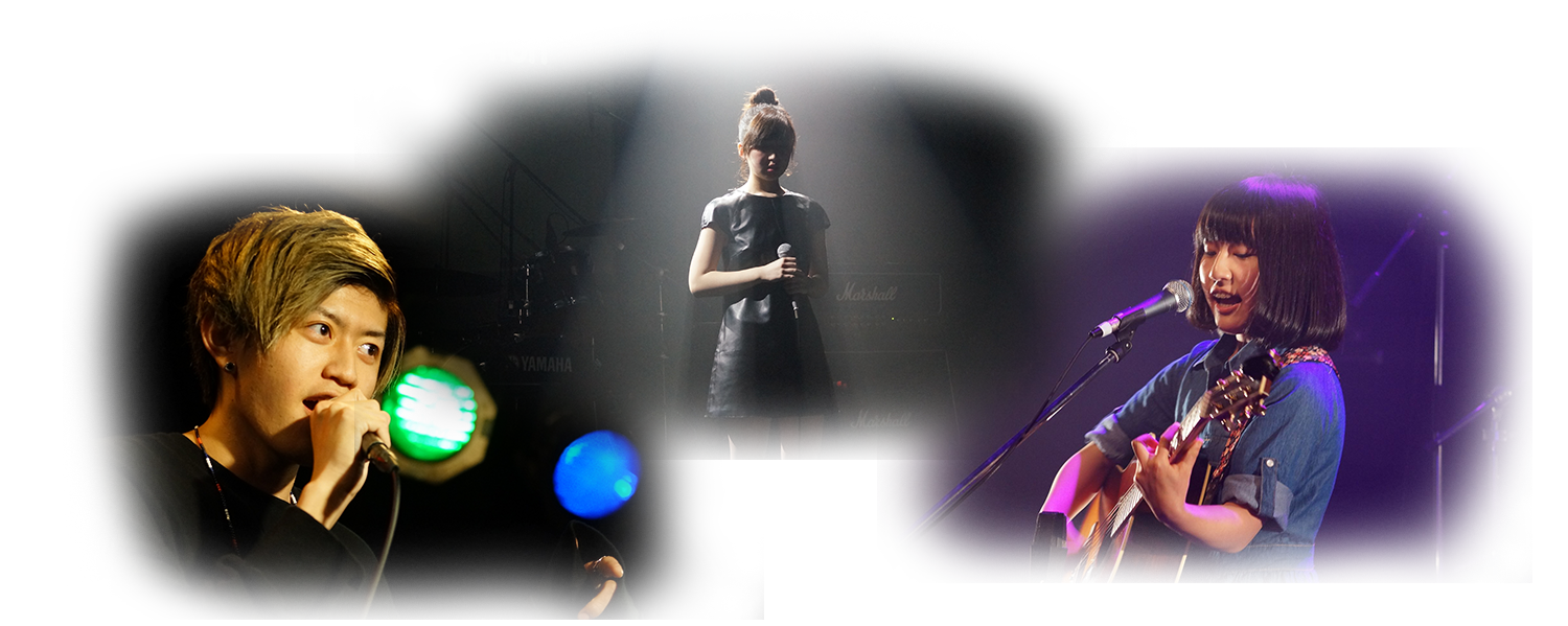 満員のステージでスポットを浴びる！